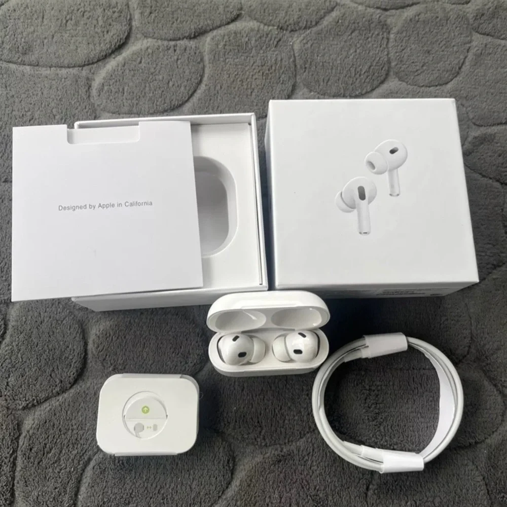 Apple White AirPods Pro 2nd Generation Headset with MagSafe Charging Case